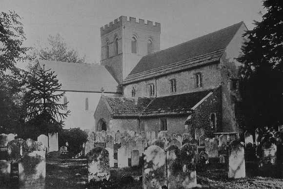 Broadwater Church Worthing c.1900