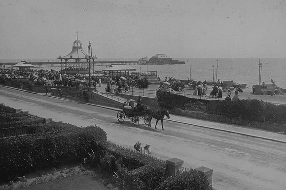 The Pier And Promenade Worthing c.1900