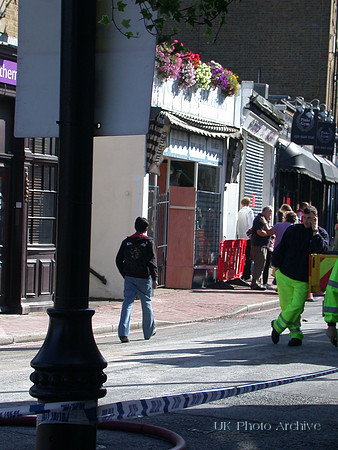Carshalton High Street After The Coach Crash 28th Aug 2010