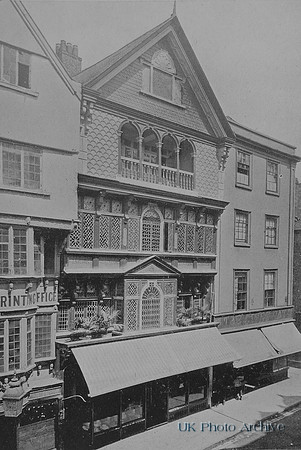 Old Houses In The High Street Exeter c.1900