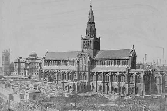 Glasgow Cathedral And Infirmary 1865