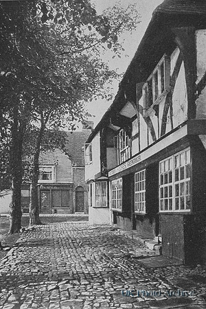 A Corner Of The Square Lenham Kent 1940s