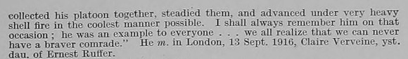 Barrow E S K 2nd Lt 14th Royal Warwickshire Regiment Obit Part 2