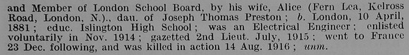 Bartram A 2nd Lt 4th Royal Berkshire Regiment Obit Part 2