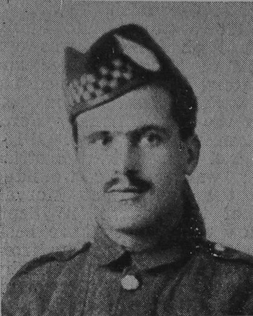 Beveridge A D Pte 8th Argyll & Sutherland Highlanders De Ruvignys Roll Of Honour Vol 3