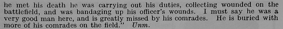 Bramley A Pte 12108 1st West Yorkshire Regiment Obit Part 2