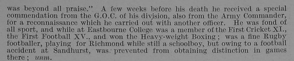 Bunbury G H St P Lt Indian Army Obit Part 2 De Ruvignys Roll Of Honour Vol 3