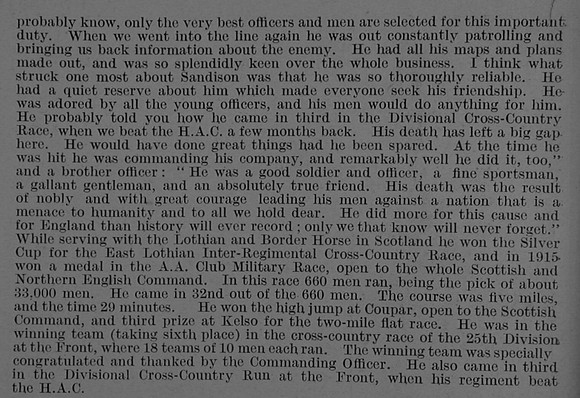 Sandison A M 2nd Lt 1st R.M. Bn. R.N. Div. Royal Marine Light Infantry Obit Part 2 De Ruvignys Roll Of Honour Vol 3