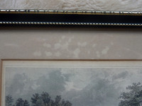 Framed Antique Print Ugbrooke Chudleigh Devonshire 9x7 Inches
