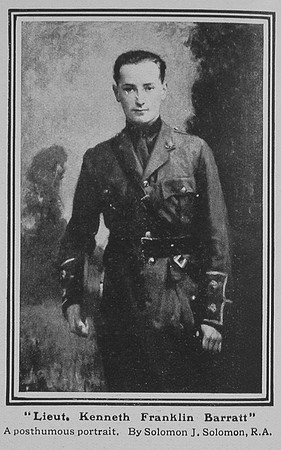 Barratt K F Lt 3rd Essex Regt The Sphere 22nd June 1918