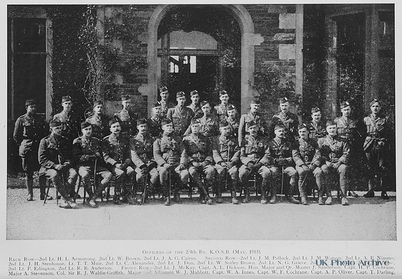 Kings Own Scottish Borderers 2/4th Battalion Officers
