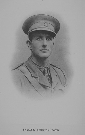 Boyd E F 2nd Lt 1st Northumberland Fusiliers