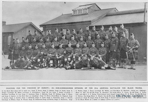 Black Watch 8th Battalion NCOs