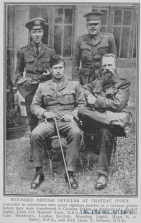 Wounded POW Officers In Switzerland