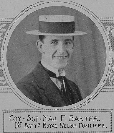 Barter F Coy Sergt Maj VC 1st Royal Welsh Fusiliers