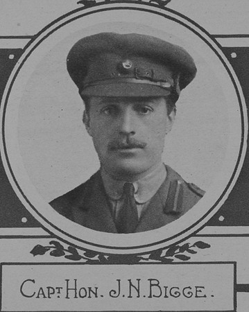 Bigge J N Captain The Hon 1st Kings Royal Rifle Corps