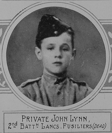 Lynn J Pte VC 2nd Lancashire Fusiliers