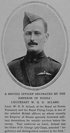 Acland W H D Lt Royal Flying Corps