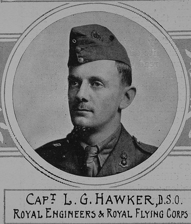 Hawker L G Captain VC DSO Royal Flying Corps