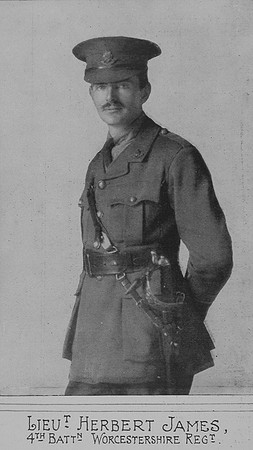 James H Lt VC 4th Worcestershire Regiment