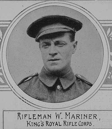 Mariner W Rfn VC Kings Royal Rifle Corps
