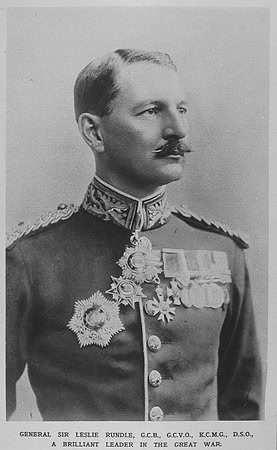 Rundle L Gen Sir GCB GCVO KCMG DSO General Staff