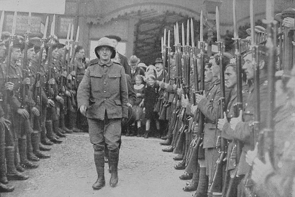 Samson G M Seaman VC Royal Naval Reserve On Leave In Carnoustie Scotland