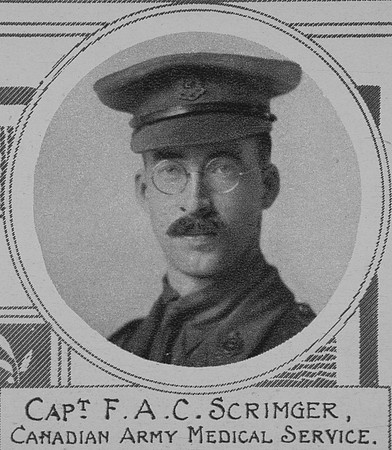 Scrimger F A C Captain VC Canadian Army Medical Service