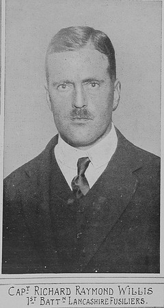 Willis R R Captain 1st Lancashire Fusiliers