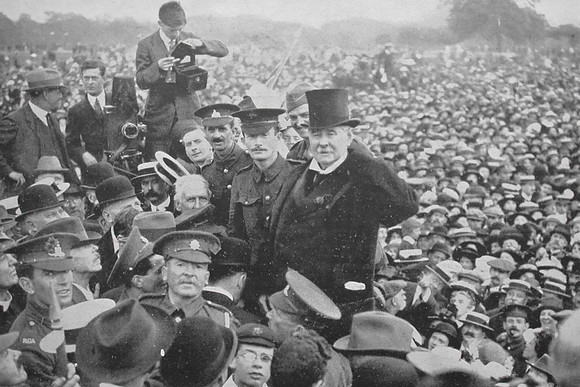 Sergt Michael O'Leary VC Honoured At Hyde Park By Half A Million People July 1915