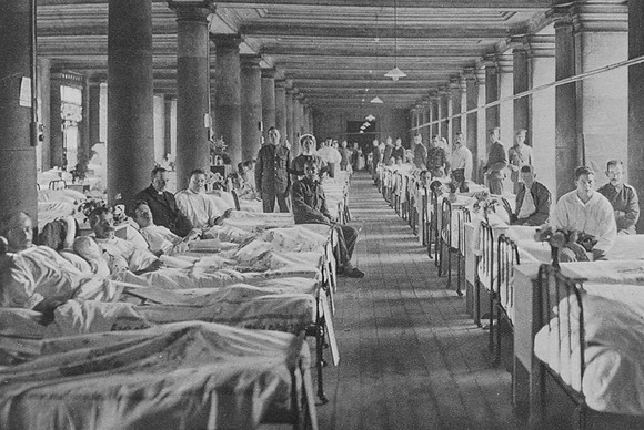 A Military Hospital At Trinity College Cambridge