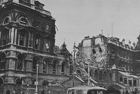 St Thomas's Hospital London After A Bomb Had Dropped On 9th Sep 1940