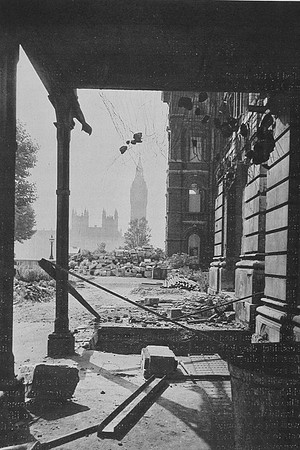 Bomb Damage At St Thomas's Hospital London 1940