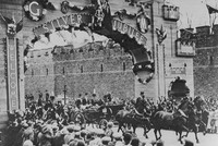 King George V Visiting Cardiff 11th May 1935 For Jubilee Celebrations