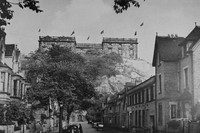 Nottingham Castle And It's Rock c.1950