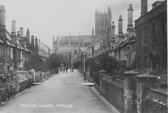 Vicar's Close Wells Somerset 1920s