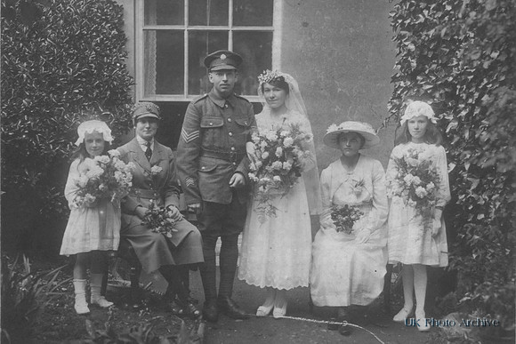 A Soldier In Devonshire Regiment Wedding & Women's Royal Air Force WW1
