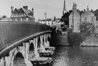 The Bridge Over The River Devon At Newark c.1950