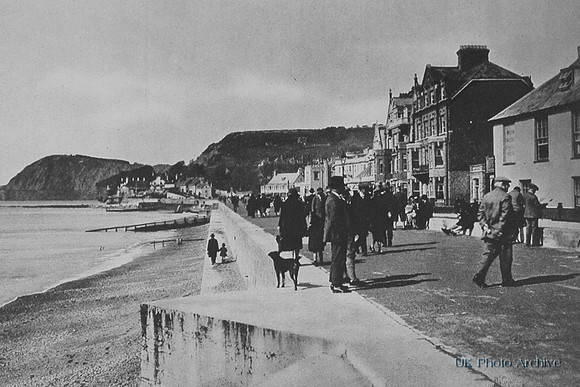 The Esplanade Sidmouth Devon 1920s