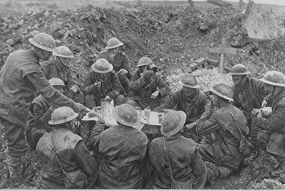 Christmas Day At The Front 1916