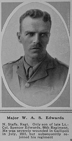 Edwards W A S Major 7th North Staffordshire Regiment