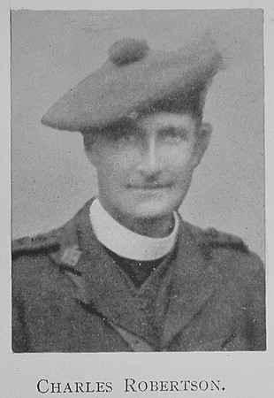Robertson C Chaplain MC Army Chaplains