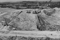 Open Cast Mining At Gilt Hill Nottinghamshire c.1950