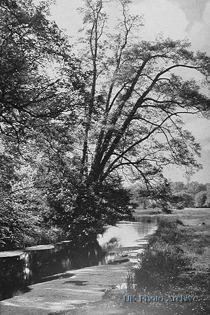 The River Mimram Near Tewin Hertfordshire 1940s
