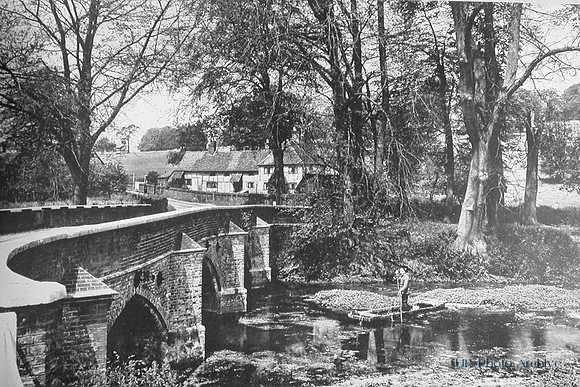 Bridge Over The Gade At Water End Near Hemel Hempstead 1940s