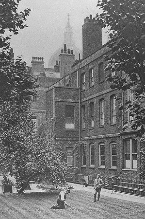 Amen Corner With St Pauls Over The Roof Tops London 1920s