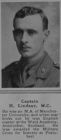 Lindsay H Captain MC 4th The Loyal North Lancs Regiment