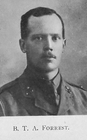 Forrest B T A 2nd Lt Lanarkshire Yeomanry