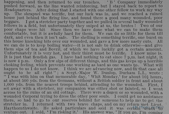 Haythornthwaite R M 2nd Lt 2nd East Kent Regiment Obit Part 3
