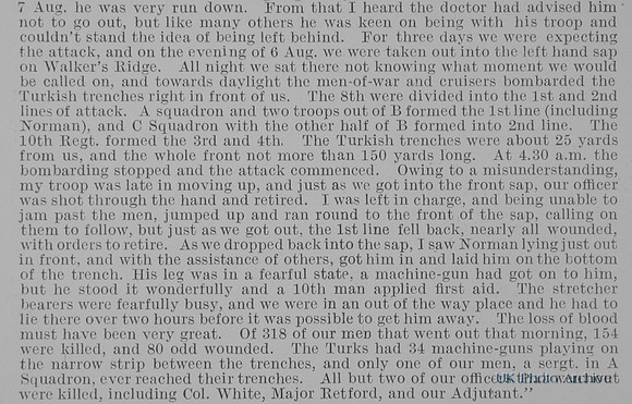 Tetley A N LCpl 304 8th Australian Light Horse Obit Part 2